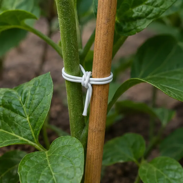 Planta presa com amarrilho