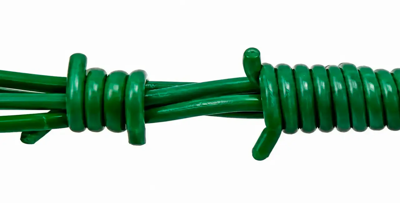 Arames verdes revestidos