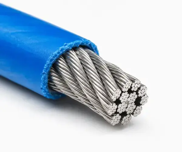 Cabo azul em Nylon 6 com bissulfeto de molibdênio
