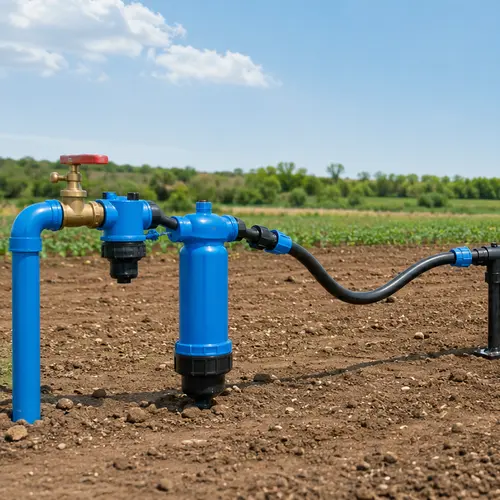 Sistema de irrigação em cultivo protegido