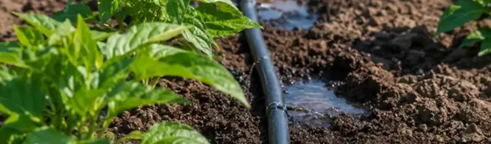 Mangueiras pretas para irrigação
